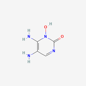 molecular formula C4H6N4O2 B14682732 5,6-Diamino-1-hydroxypyrimidin-2(1h)-one CAS No. 37440-40-7