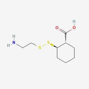 trans-2-((2-Aminoethyl)dithio)cyclohexanecarboxylic acid