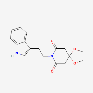 8-[2-(1h-Indol-3-yl)ethyl]-1,4-dioxa-8-azaspiro[4.5]decane-7,9-dione