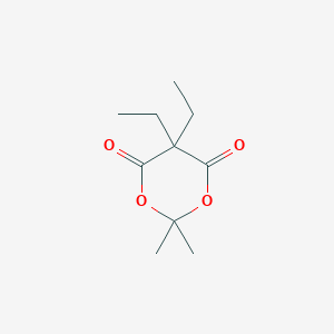 1,3-Dioxane-4,6-dione, 5,5-diethyl-2,2-dimethyl-