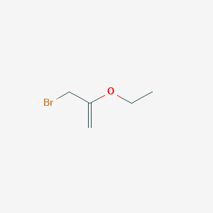 molecular formula C5H9BrO B14682808 3-Bromo-2-ethoxyprop-1-ene CAS No. 26562-26-5