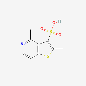 2,4-Dimethylthieno[3,2-c]pyridine-3-sulfonic acid