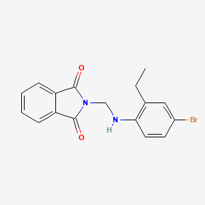2-{[(4-Bromo-2-ethylphenyl)amino]methyl}-1H-isoindole-1,3(2H)-dione