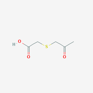 molecular formula C5H8O3S B14682821 Acetic acid, [(2-oxopropyl)thio]- CAS No. 33691-97-3