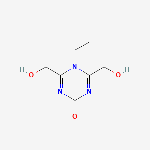 5-Ethyl-4,6-bis(hydroxymethyl)-1,3,5-triazin-2(5H)-one