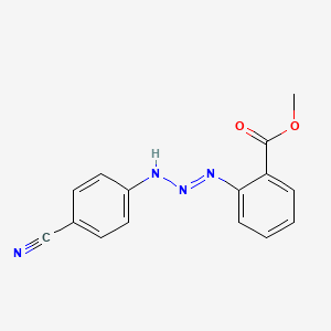 Methyl 2-[(1e)-3-(4-cyanophenyl)triaz-1-en-1-yl]benzoate