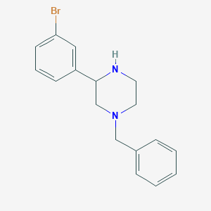 1-Benzyl-3-(3-bromophenyl)piperazine