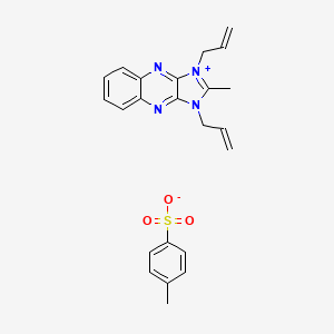 4-Methylbenzenesulfonate;2-methyl-1,3-bis(prop-2-enyl)imidazo[4,5-b]quinoxalin-3-ium