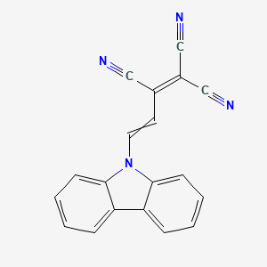 1,3-Butadiene-1,1,2-tricarbonitrile, 4-(9H-carbazol-9-yl)-