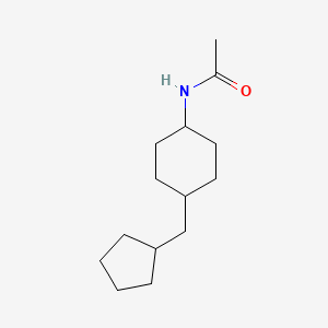 N-[4-(cyclopentylmethyl)cyclohexyl]acetamide