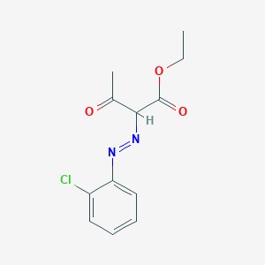 Ethyl 2-[(E)-(2-chlorophenyl)diazenyl]-3-oxobutanoate