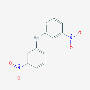 molecular formula C12H8HgN2O4 B14682971 Bis(3-nitrophenyl)mercury CAS No. 26953-06-0