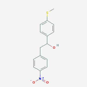 1-[4-(Methylsulfanyl)phenyl]-2-(4-nitrophenyl)ethanol