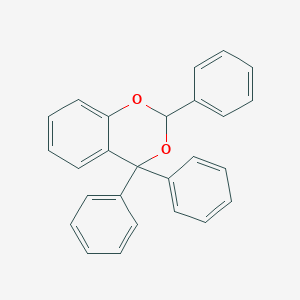 molecular formula C26H20O2 B14683032 4H-1,3-Benzodioxin, 2,4,4-triphenyl- CAS No. 30309-99-0