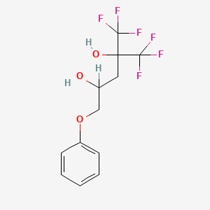 5-Phenoxy-1,1,1-trifluoro-2-trifluoromethyl-2,4-pentanediol