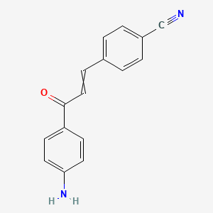 4-[3-(4-Aminophenyl)-3-oxoprop-1-en-1-yl]benzonitrile