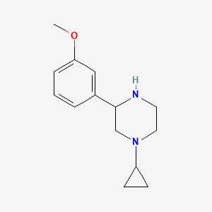 1-Cyclopropyl-3-(3-methoxyphenyl)piperazine