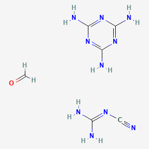 2-Cyanoguanidine;formaldehyde;1,3,5-triazine-2,4,6-triamine