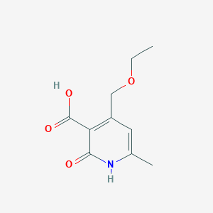 4-(Ethoxymethyl)-6-methyl-2-oxo-1,2-dihydropyridine-3-carboxylic acid