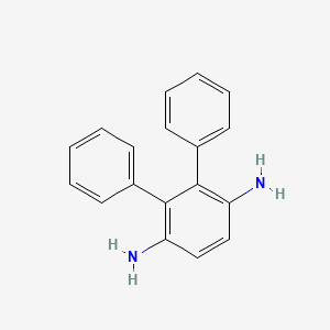 molecular formula C18H16N2 B14683062 1,4-Benzenediamine, diphenyl- CAS No. 39529-22-1