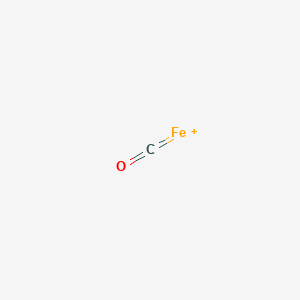 molecular formula CFeO+ B14683066 Iron(1+), carbonyl- CAS No. 35038-14-3