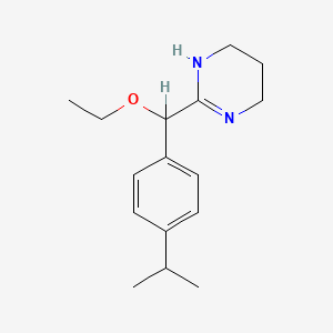 3,4,5,6-Tetrahydro-2-(alpha-ethoxy-4-isopropylbenzyl)pyrimidine