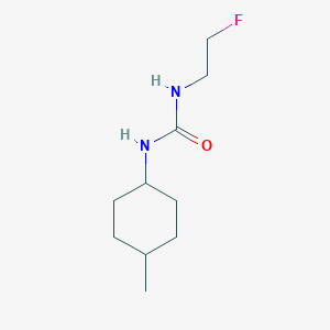 molecular formula C10H19FN2O B14683086 1-(2-Fluoroethyl)-3-(4-methylcyclohexyl)urea CAS No. 33021-77-1