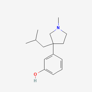 m-(3-Isobutyl-1-methyl-3-pyrrolidinyl)phenol