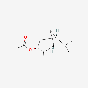 Bicyclo(3.1.1)heptan-3-ol, 6,6-dimethyl-2-methylene-, acetate, (1R,3R,5R)-