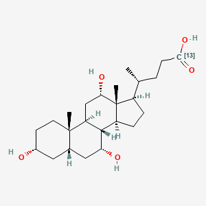 molecular formula C24H40O5 B1468322 Cholic-24-13C acid CAS No. 52886-36-9