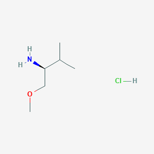 (2s)-1-Methoxy-3-methyl-2-butanamine hydrochloride