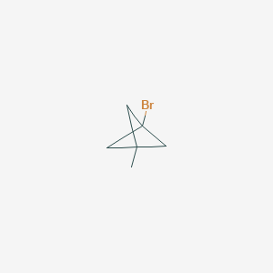 molecular formula C6H9Br B146834 1-Bromo-3-methylbicyclo[1.1.1]pentane CAS No. 137741-15-2