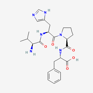 L-Valyl-L-histidyl-L-prolyl-L-phenylalanine