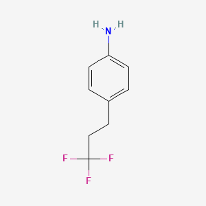 molecular formula C9H10F3N B1468347 4-(3,3,3-Trifluoropropyl)aniline CAS No. 1236410-18-6