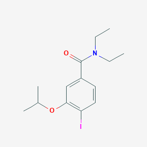 molecular formula C14H20INO2 B1468355 N,N-diethyl-4-iodo-3-isopropoxybenzamide CAS No. 1160240-80-1