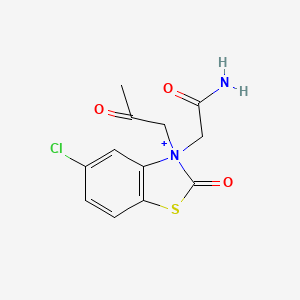 5-Chloro-N-(2-hydroxypropyl)-2-oxo-3(2H)-benzothiazoleacetamide