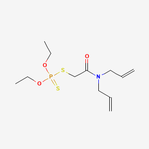 Phosphorodithioic acid, S-(2-(di-2-propenylamino)-2-oxoethyl) O,O-diethyl ester