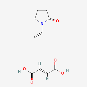 (E)-but-2-enedioic acid;1-ethenylpyrrolidin-2-one