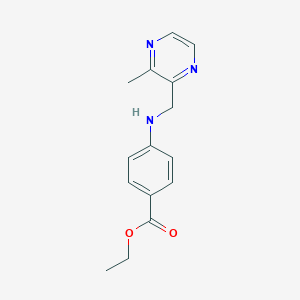 Ethyl 4-[(3-methylpyrazin-2-yl)methylamino]benzoate