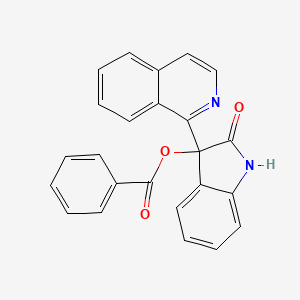 3-(Isoquinolin-1-yl)-2-oxo-2,3-dihydro-1h-indol-3-yl benzoate