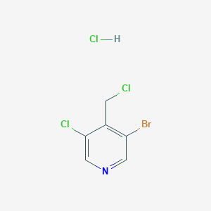 3-Bromo-5-chloro-4-(chloromethyl)pyridine hydrochloride