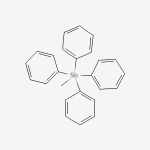 Methyl(tetraphenyl)-lambda~5~-stibane