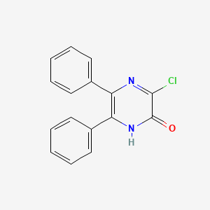 3-Chloro-5,6-diphenylpyrazin-2(1h)-one