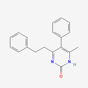 2-Hydroxy-4-methyl-5-phenyl-6-phenethylpyrimidine