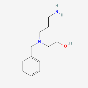 molecular formula C12H20N2O B1468404 2-[(3-Aminopropyl)(benzyl)amino]-1-ethanol CAS No. 1249006-06-1