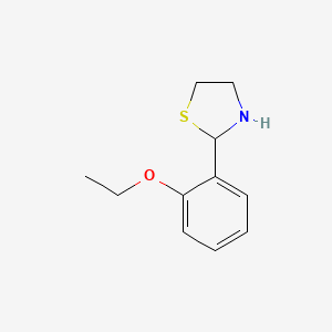 molecular formula C11H15NOS B1468406 2-(2-乙氧基苯基)噻唑烷 CAS No. 1248032-88-3