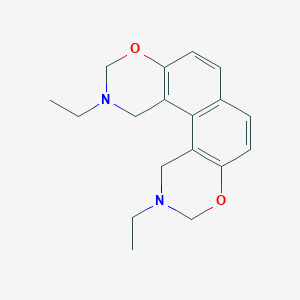 2,11-diethyl-1,3,10,12-tetrahydro-[1,3]benzoxazino[5,6-f][1,3]benzoxazine