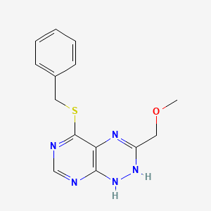 5-(Benzylsulfanyl)-3-(methoxymethyl)-1,2-dihydropyrimido[5,4-e][1,2,4]triazine