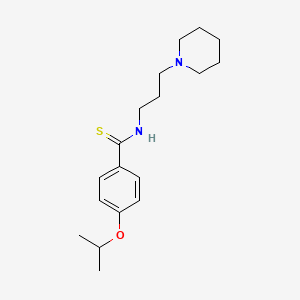 Benzamide, p-isopropoxy-N-(3-piperidinopropyl)thio-