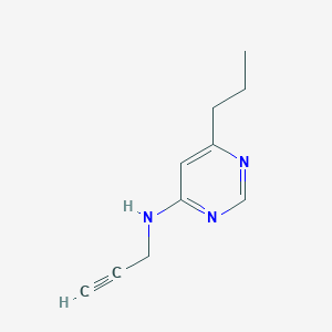 molecular formula C10H13N3 B1468417 N-(prop-2-yn-1-yl)-6-propylpyrimidin-4-amine CAS No. 1248271-44-4